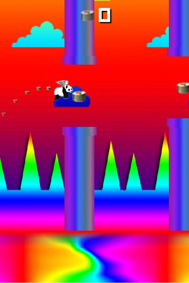 Trippy Panda - Flappy Fun Without A Bird screenshot 2