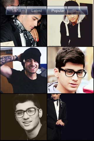 Flip for Zayn Malik of One Direction: Create Free Filtered Wallpapers Daily! screenshot 4