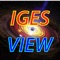 This is a great 3D IGES (igs ) data file viewer for iPad