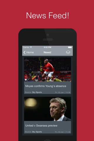 Premium News - Manchester United edition screenshot 2
