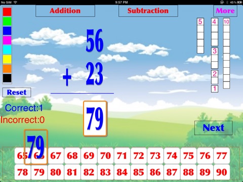 Kids Math Pad,(age 6-8) screenshot 2