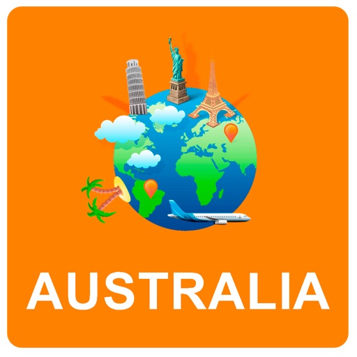 Australia Off Vector Map - Vector World