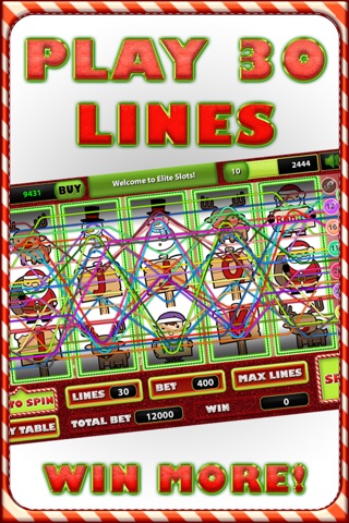 Sexy Santa Slots - Advent Slots Hot Casino + free wallpapers screenshot 3