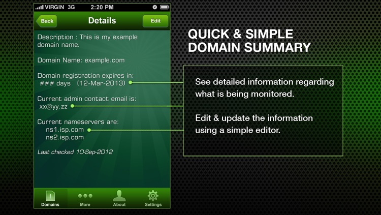Domain Alerts