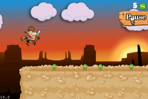 Cowboy Bandit The Game- Cowboy Jump Game screenshot 4