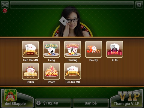 Tien Len Mien Nam Online HD  - tien len dem la, southern poker, thirteen cards poker, tlmn, bigkool screenshot 3