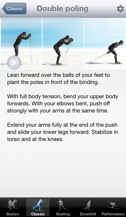 Cross-country skiing – Technique