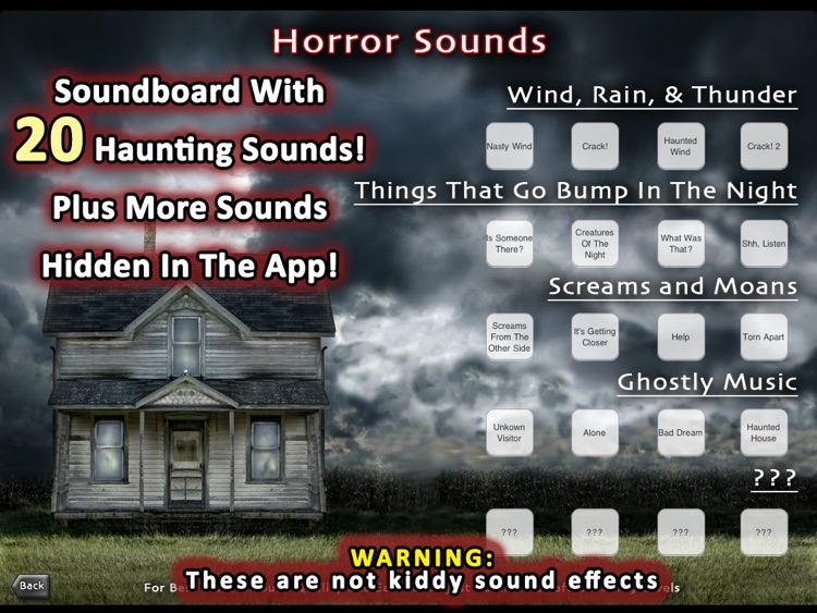 200+ Horror Stories Sounds And Scares for iPad screenshot-3