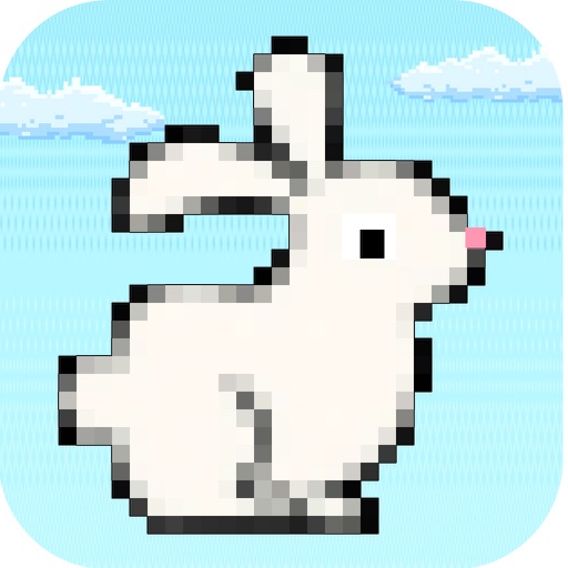 Hoppy Rabbit - Flappy Jumpy Flying Brave Bunny Fall Icon
