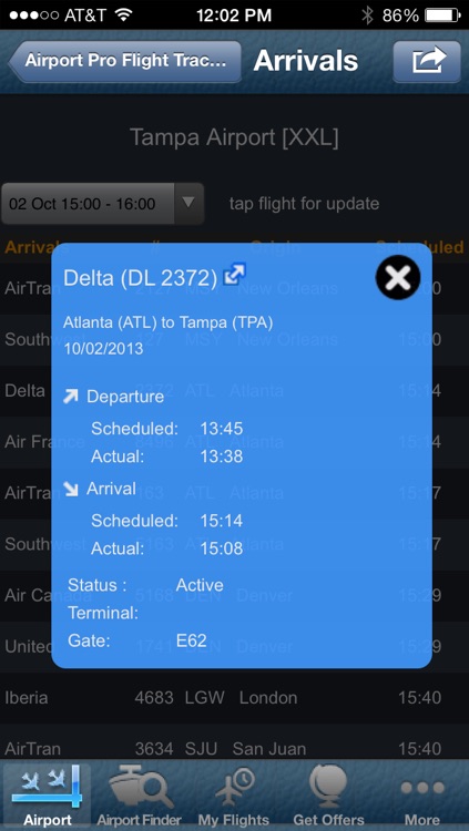 Tampa Airport + Flight Tracker
