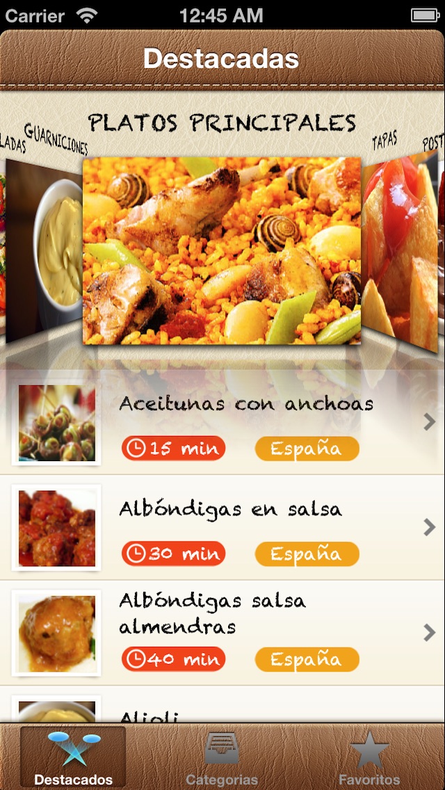 Recetas Cocina screenshot1
