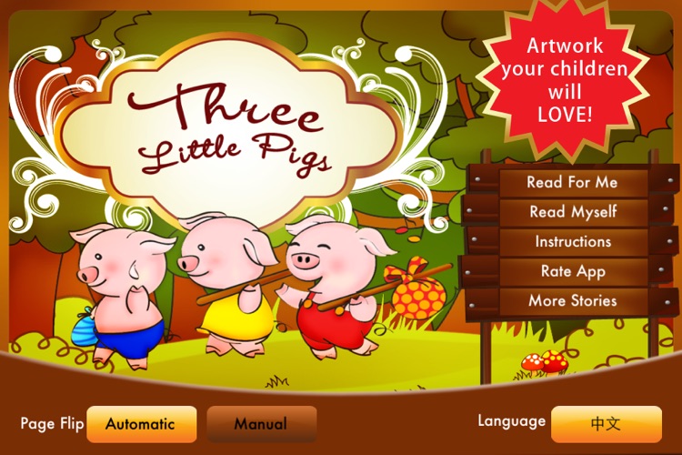The Three Little Pigs Storybook HD