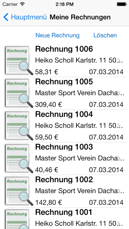 Rechnungsverwalter screenshot-3