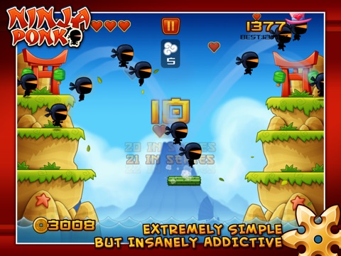Ninja Ponk HD screenshot 3