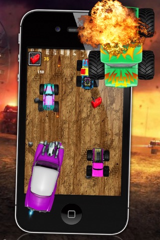 Monster Truck Furious Revenge - A Fast Truck Racing Game! screenshot 2