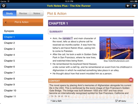 The Kite Runner York Notes AS and A2 for iPad screenshot 2
