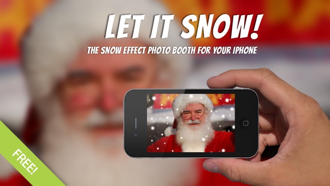 Snowing Effect Photo Booth - let it snow