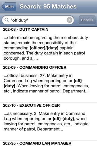 NYPD Patrol Guide 2013 screenshot 2