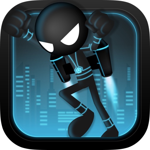 Anti-Gravity Stickman Free : Jet Pack Outer Space Edition icon