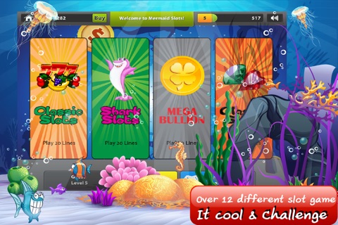 777 Deep Blue Fish Slots - Free slot game with big jackpots and fun wins screenshot 3