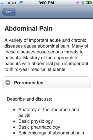 Vanderbilt Core Clinical Curriculum (VC3) screenshot 3