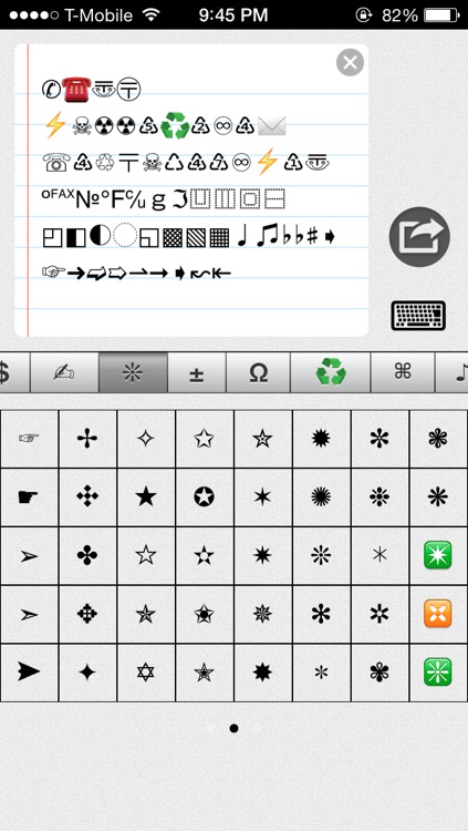Characters and Symbols screenshot-3