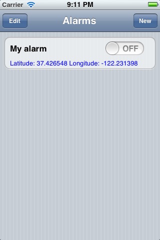 Geo Alarm Lite screenshot 2