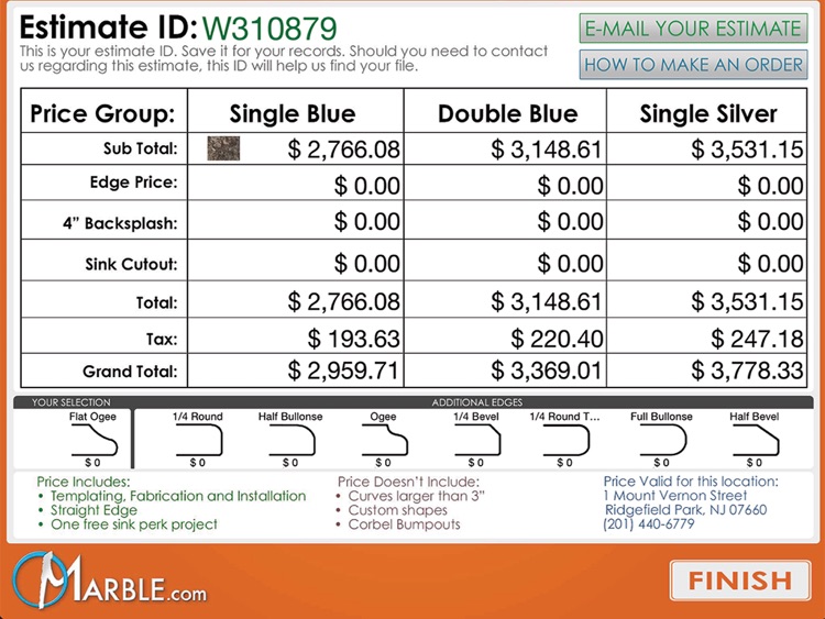 Marble.com - Estimator & Design Tool screenshot-4