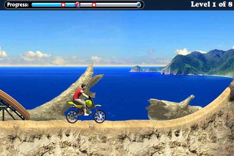 Crazy Beach Offroad Moto Racing screenshot 4