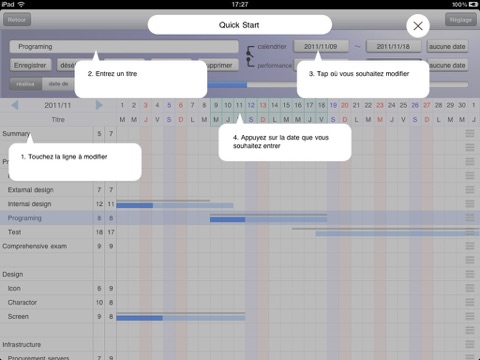 Cloud Gantt(簡単スケジュール管理) screenshot 4