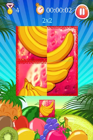 燃烧的水果儿童拼图 - 开发宝宝右脑,认识水果 screenshot 4