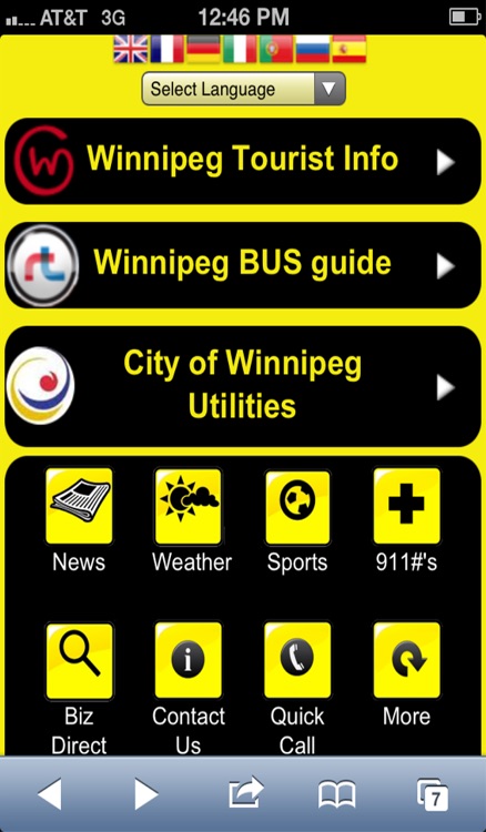 Winnipeg City App