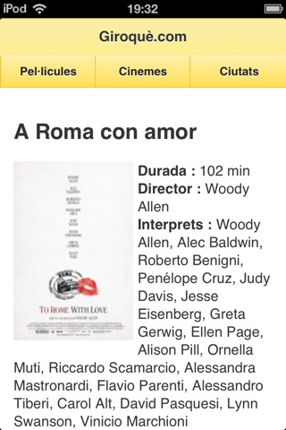 Cartellera de Girona (giroque.com) screenshot 2