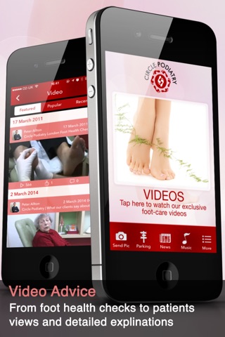 Foot App screenshot 2