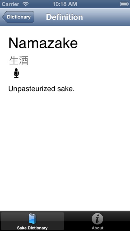 Sake Dictionary