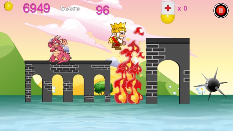 Castle Dragon Tilt & Jump Story - Kingdom Bridge Mega Run World Free screenshot-4