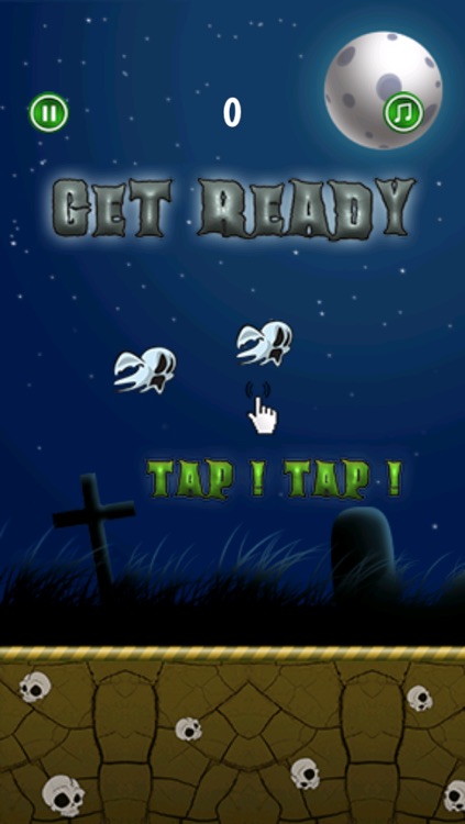 Flappy Angry Ghost - Fun ghost flying arcade game