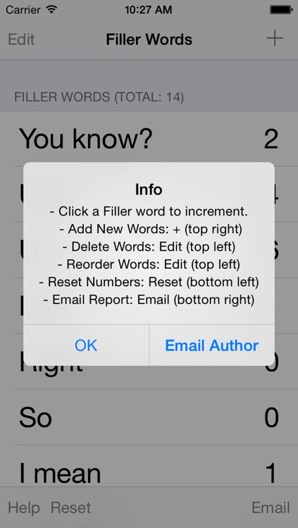 FillerWords