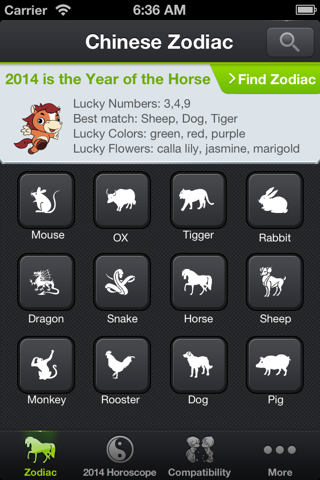 Chinese Zodiac Signs screenshot 2