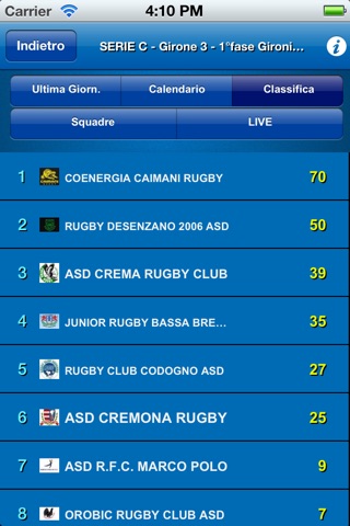 RugbyApp screenshot 4