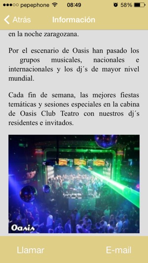 Oasis Club Teatro Zaragoza(圖3)-速報App