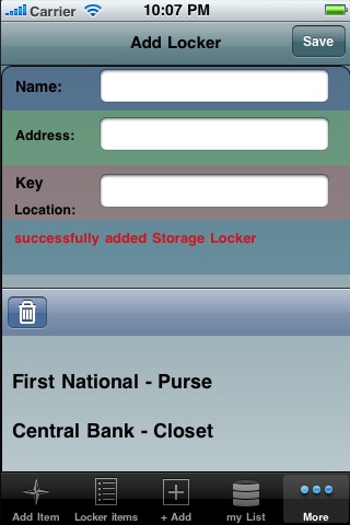 Storage Items screenshot 4