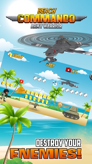 Beach Commando Warrior Blitz: Army Combat War Battle Forces(圖2)-速報App