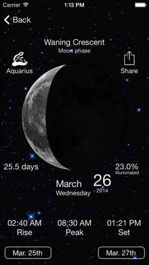 Solar Moon - Phase Calendar & Sun Info Tracker(圖5)-速報App