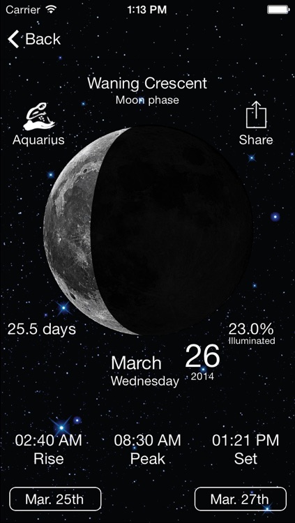 Solar Moon - Phase Calendar & Sun Info Tracker screenshot-4