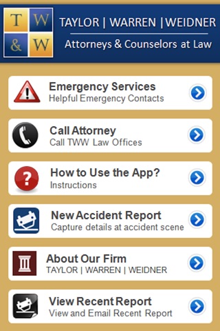 Car Accident App by TWW Law screenshot 2