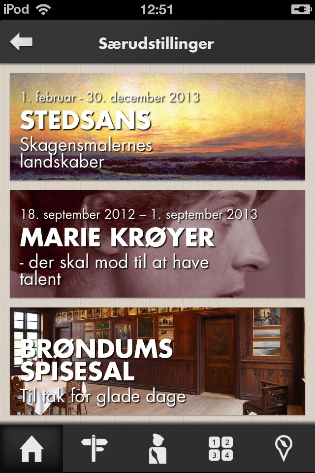Skagens Museums officielle app screenshot 2