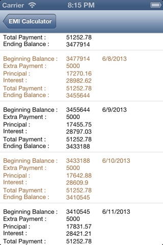 Loan EMI Calculator Free screenshot 2