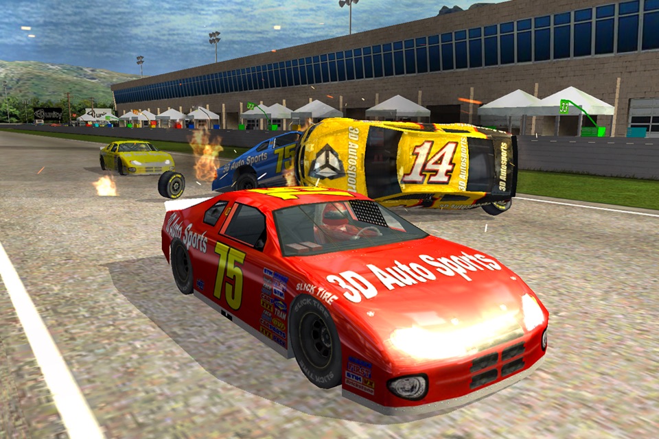 3D Stock Car Racing Free screenshot 2