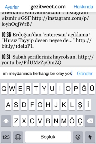 Gezitweet.com: Gezi parkı güvenilir tweetler screenshot 2